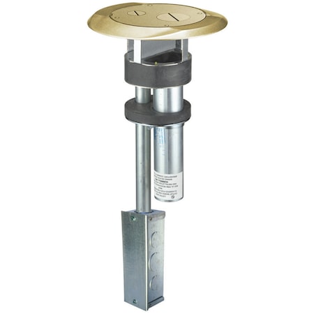 Hubbell Wiring Device-Kellems Poke-Through Box, Wiring Box Type, Composite S1PTFFBRSJ